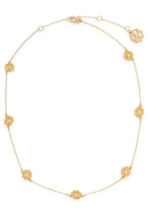 Kate Spade New York Heritage Bloom Station Gold-plated Necklace