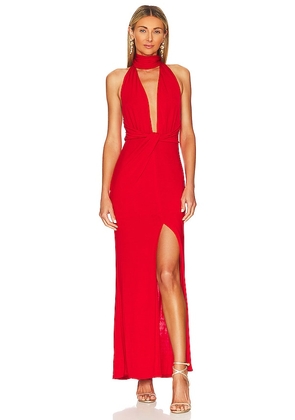 Alice + Olivia Resse Gown in Red. Size 8.