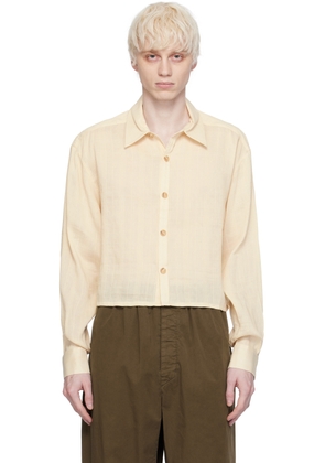 King & Tuckfield Off-White Buttoned Shirt