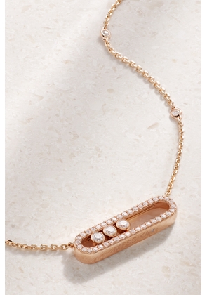 Messika - Baby Move 18-karat Rose Gold Diamond Necklace - One size