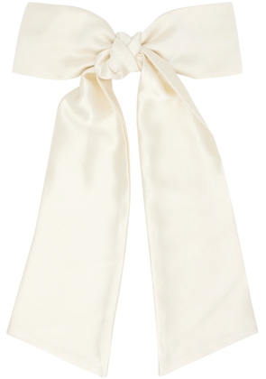 Sophie Buhai SSENSE Exclusive Off-White Oversized Bow Barrette