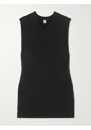 TOTEME - Brushed Cotton-blend Top - Black - xx small,x small,small,medium,large