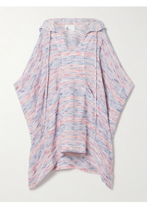 Lisa Marie Fernandez - + Net Sustain Hooded Striped Crinkled Linen-blend Pocho - Multi - XS/S,M/L