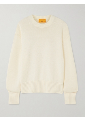 Guest In Residence - Breezy Cotton Sweater - Cream - x small,small,medium,large,x large