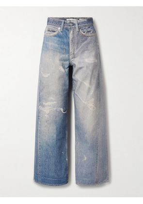 Our Legacy - Two-tone Printed Boyfriend Jeans - Blue - EU 32,EU 34,EU 36,EU 38,EU 40,EU 42