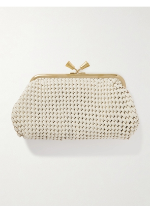 Anya Hindmarch - Maud Woven Leather Clutch - Off-white - One size