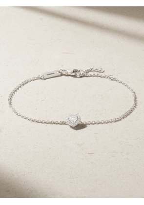 De Beers Jewellers - Aura Solitare 18-karat White Gold Diamond Bracelet - 18