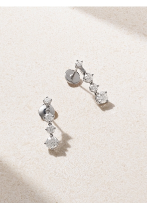 De Beers Jewellers - Arpeggia 18-karat White Gold Diamond Earrings - One size
