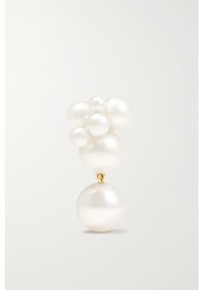 Sophie Bille Brahe - Bisou Perle 14-karat Gold Pearl Single Earring - One size