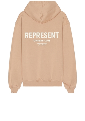 REPRESENT Owners Club Hoodie in Rose. Size XL/1X.