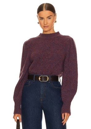 Veronica Beard Komal Pullover in Purple. Size L, M, XL, XS.
