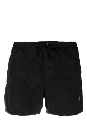 Stone Island logo-patch swim shorts - Black