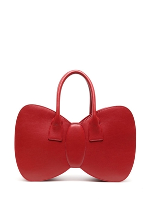 Comme Des Garçons Girl bow-shape leather bag - Red