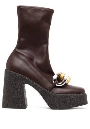 Stella McCartney Skyla 110mm ankle boots - Brown