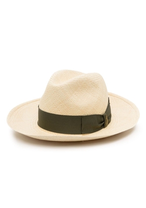 Borsalino Amedeo Panama Quito fedora hat - Neutrals