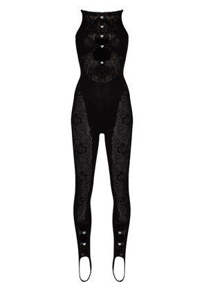 POSTER GIRL Janice cutout lace jumpsuit - Black