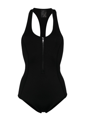 Duskii zip-up racerback swimsuit - Black