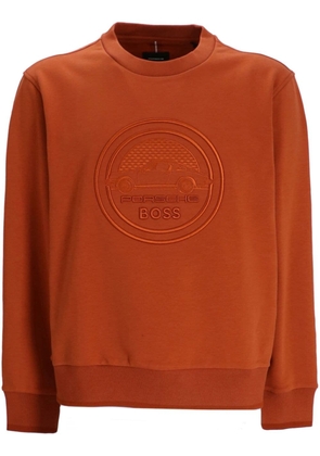 BOSS X Porsche Soleri cotton sweatshirt - Orange