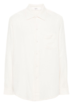 Séfr creased crepe cotton shirt - Neutrals