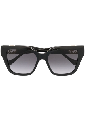 Gucci Eyewear logo square-frame sunglasses - Black