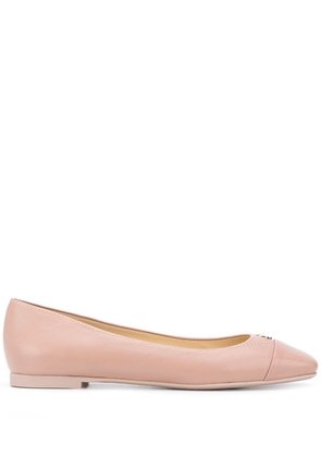 Jimmy Choo Gisela square-toe ballerina shoes - Pink