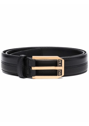 Philipp Plein buckled leather belt - Black