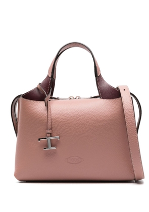 Tod's medium Boston leather tote bag - Pink