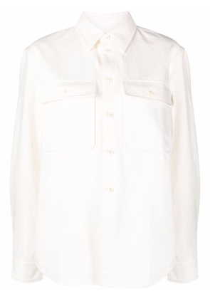 Jil Sander long-sleeve button-fastening jacket - White