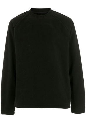 Osklen crew-neck fleece sweatshirt - Black
