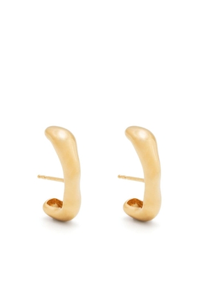 Missoma Molten earlobe cuff stud earrings - Gold