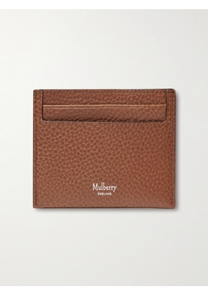 Mulberry - Full-Grain Leather Cardholder - Men - Brown