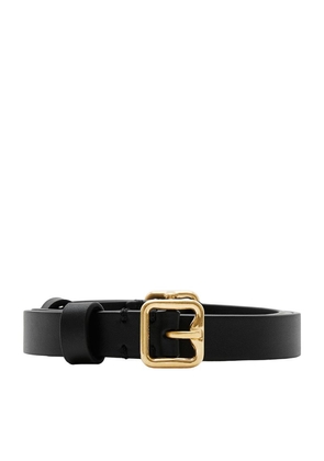 Burberry Leather Double B Belt