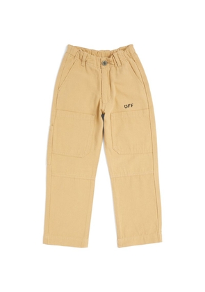 Off-White Kids Diagonal-Outline Cargo Trousers (4-12 Years)