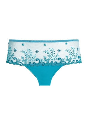 Simone Perele Lace Embroidered Shorty Briefs