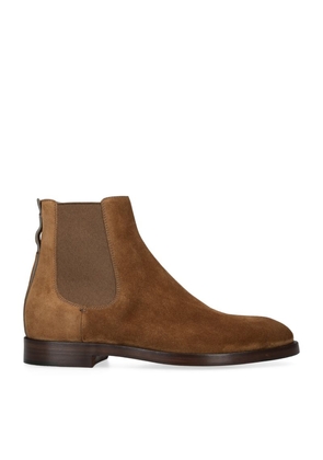 Zegna Suede Torino Chelsea Boots