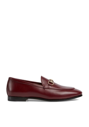 Gucci Leather Jordaan Loafers