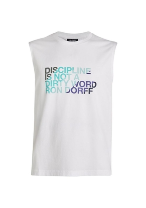 Ron Dorff Discipline Slogan Sleeveless T-Shirt