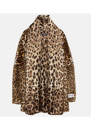 Dolce&Gabbana x Kim faux fur coat