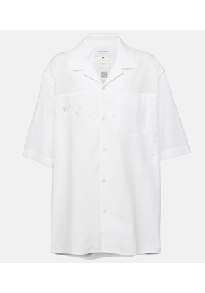 Marine Serre Regenerated Household cotton bowling shirt