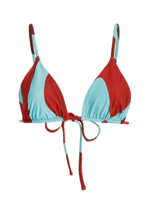 SIR - Francesca Triangle Bikini Top - Red - 0 - Moda Operandi
