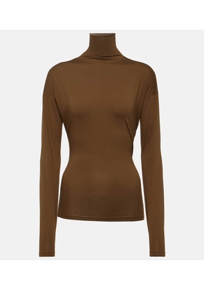 Lemaire Second Skin cotton jersey turtleneck top