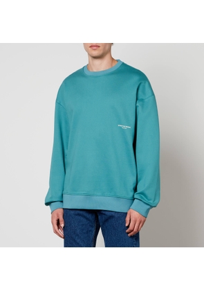 Wooyoungmi Logo-Printed Cotton-Jersey Sweatshirt - EU 50/L