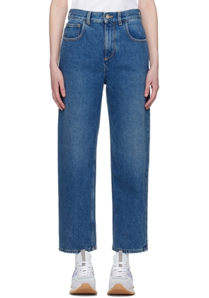 Moncler Indigo Five-Pocket Jeans