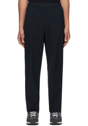nanamica Black Wide Easy Trousers