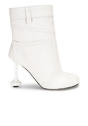 Loewe Toy Panta Boot in Anthurium White - White. Size 38 (also in 41).