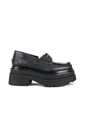 Alexander Wang Carter Platform Loafer in Black & White - Black. Size 39.5 (also in ).