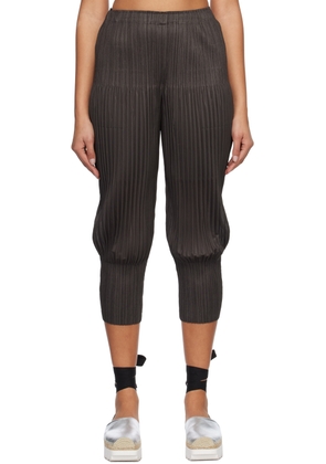 PLEATS PLEASE ISSEY MIYAKE Gray Color Pleats Trousers