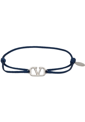 Valentino Garavani Navy VLogo Signature Bracelet