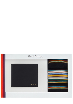 Paul Smith Leather Wallet and Socks Gift set - Black - One Size
