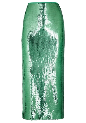 David Koma Sequin-embellished Midi Skirt - Green - 10 (UK10 / S)